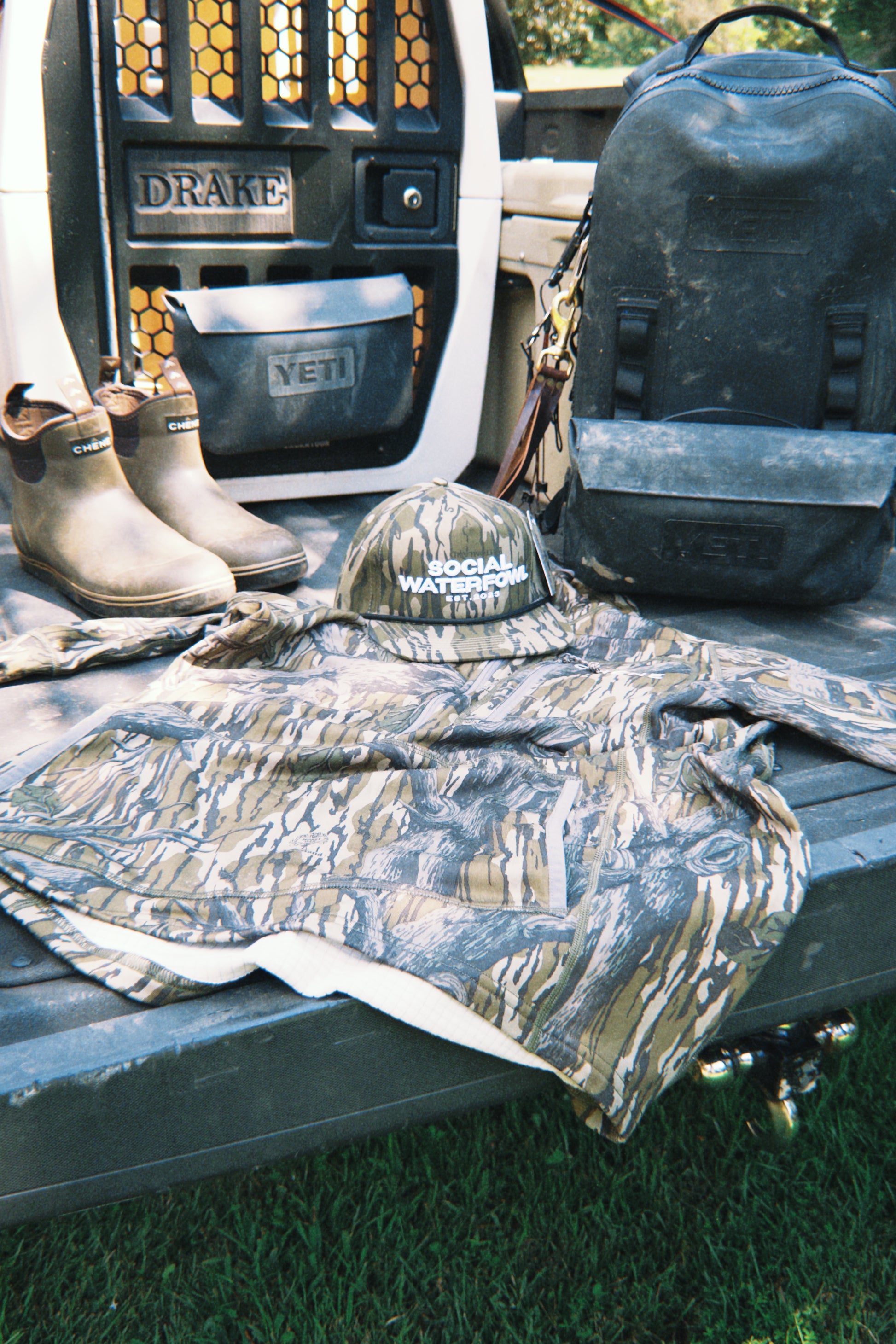 social waterfowl mossy oak bottomland rope hat – Social fowl